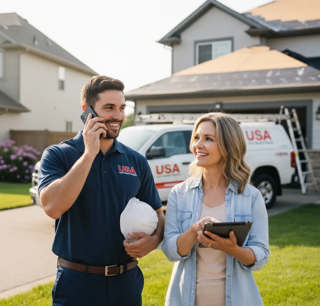 USA Roof Repair Experts customer support in Escalon